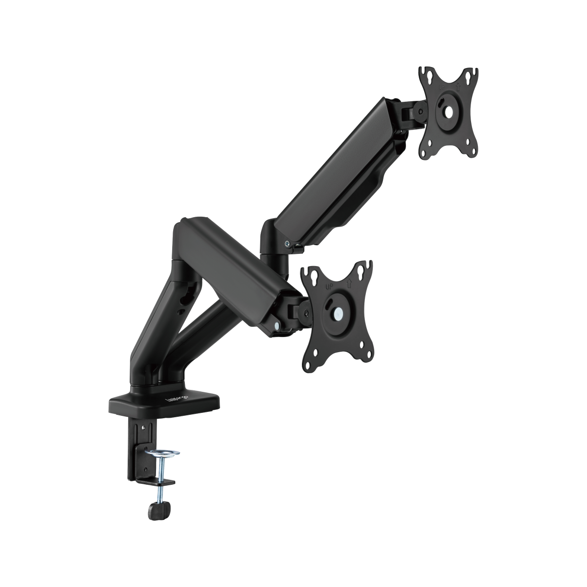 แขนจับจอ LUNIO ERGO MONITOR ARM CYBOT สีดำ 2 แขน หมุนได้360° 2 แขน